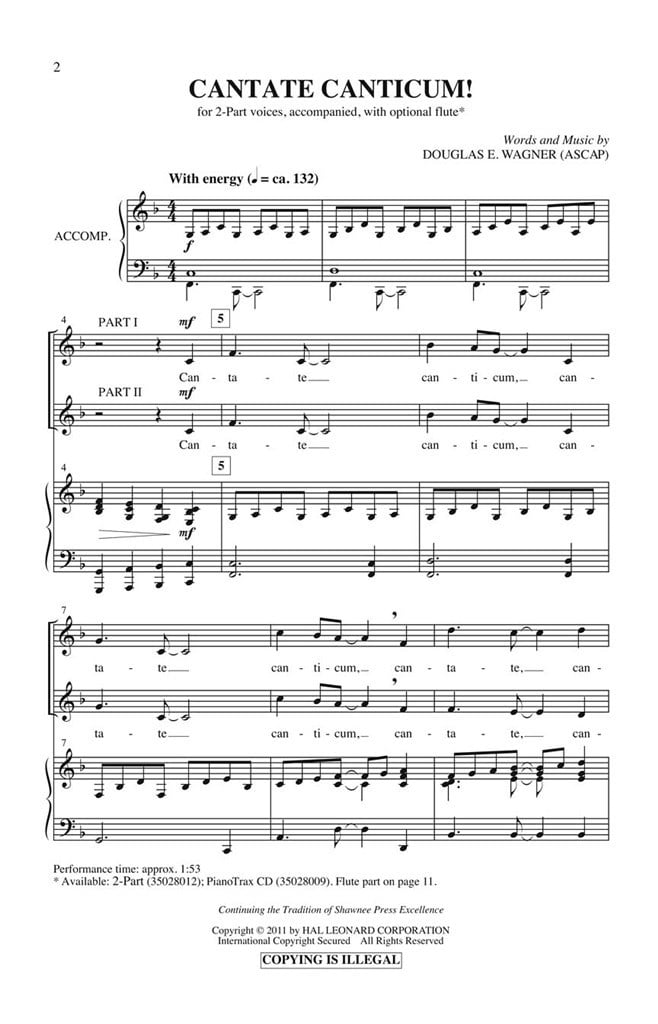 Cantate Canticum!