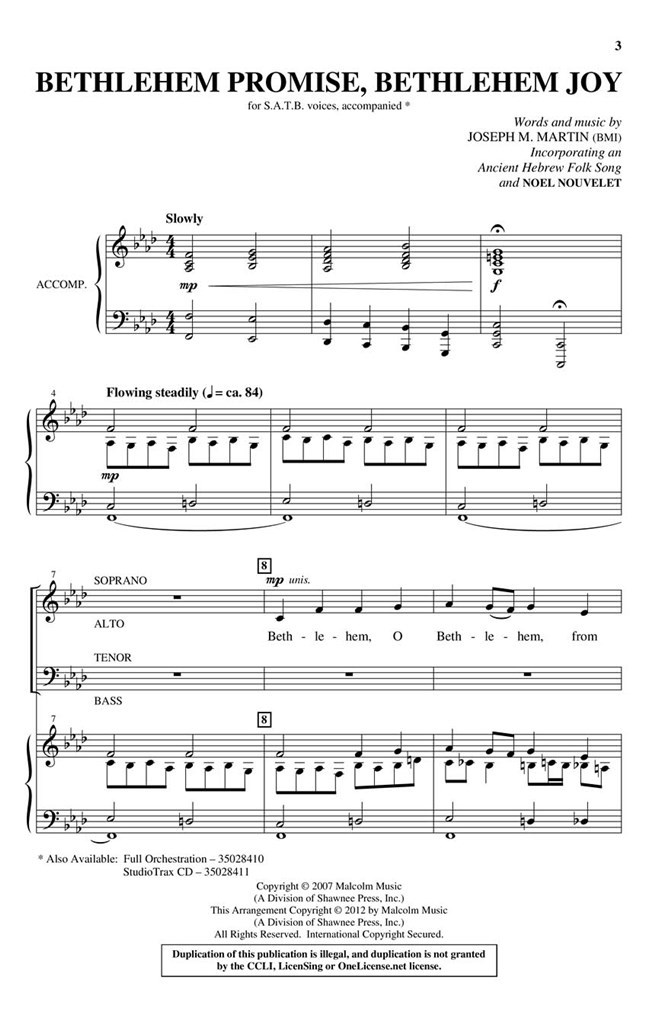 Bethlehem Promise, Bethlehem Joy