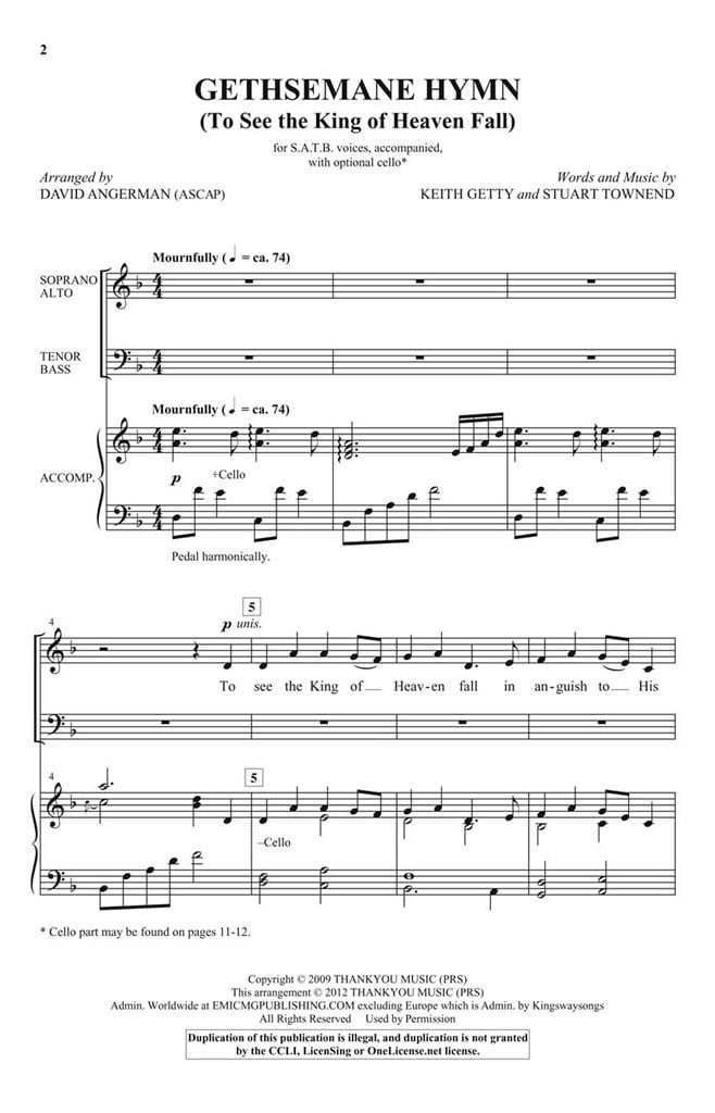 Gethsemane Hymn