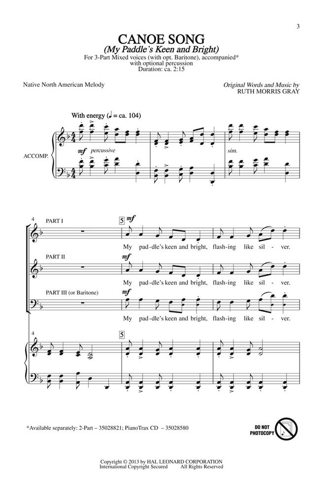 Canoe Song