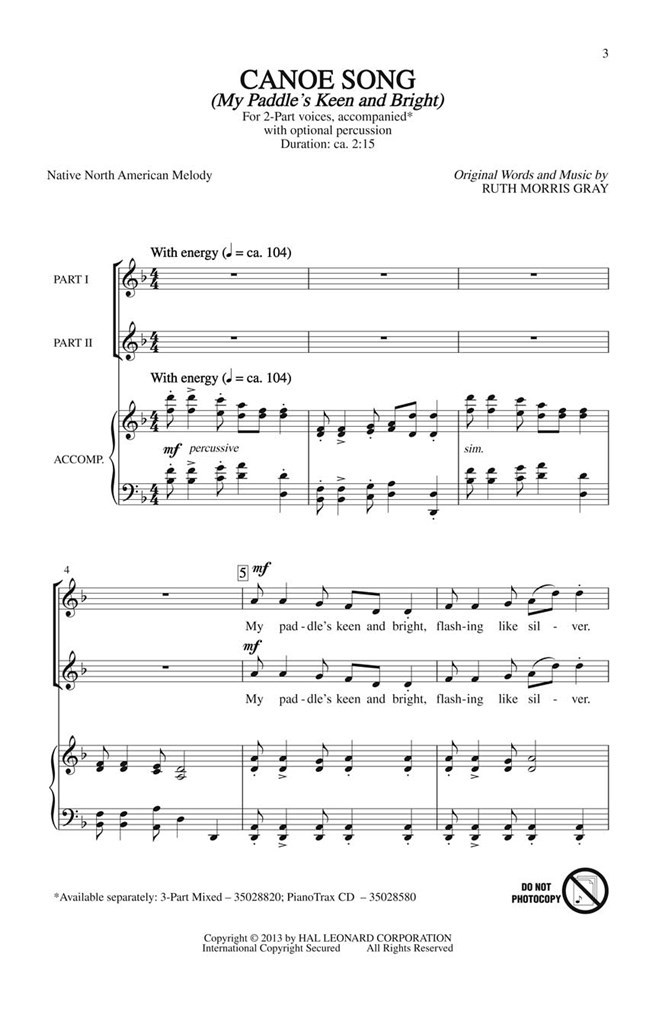 Canoe Song