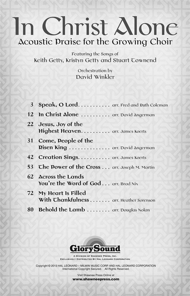 In Christ Alone