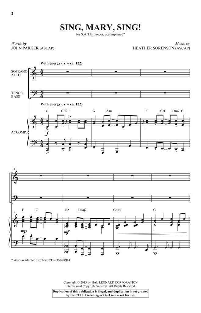 Sing, Mary, Sing!