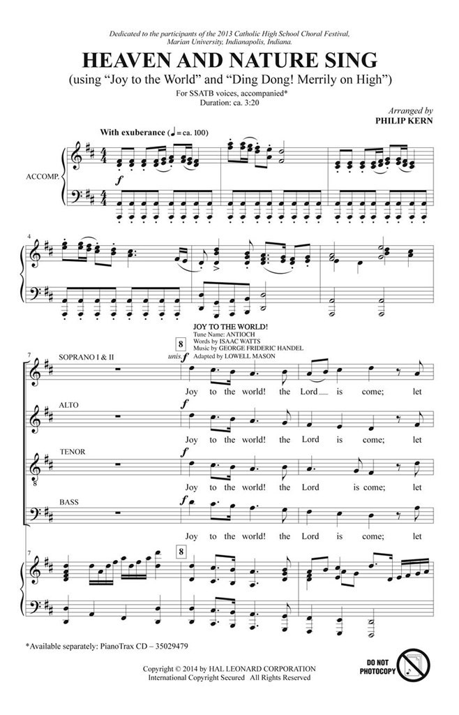 Heaven and Nature Sing