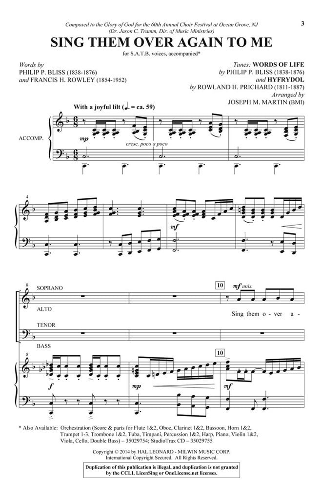 Sing Them Over Again to Me