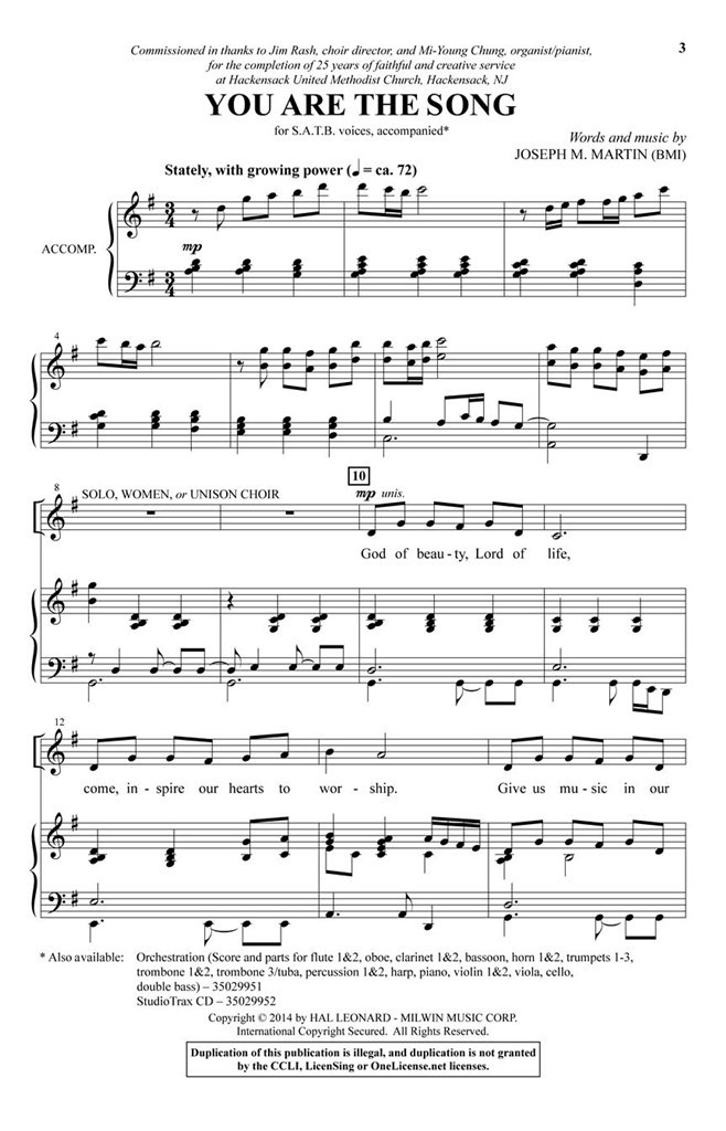 You Are the Song