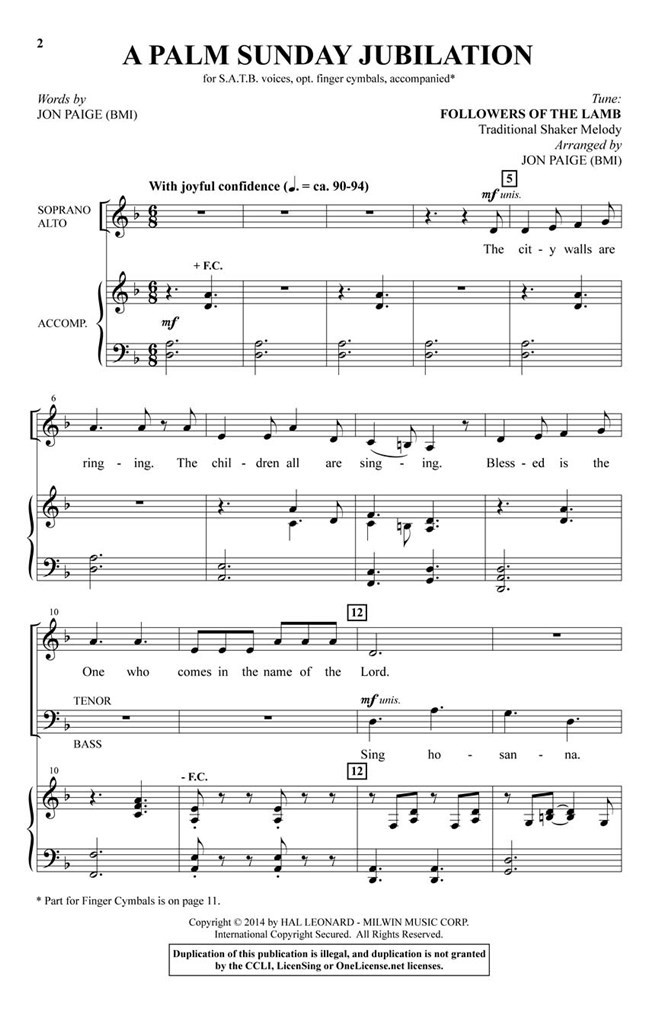 A Palm Sunday Jubilation