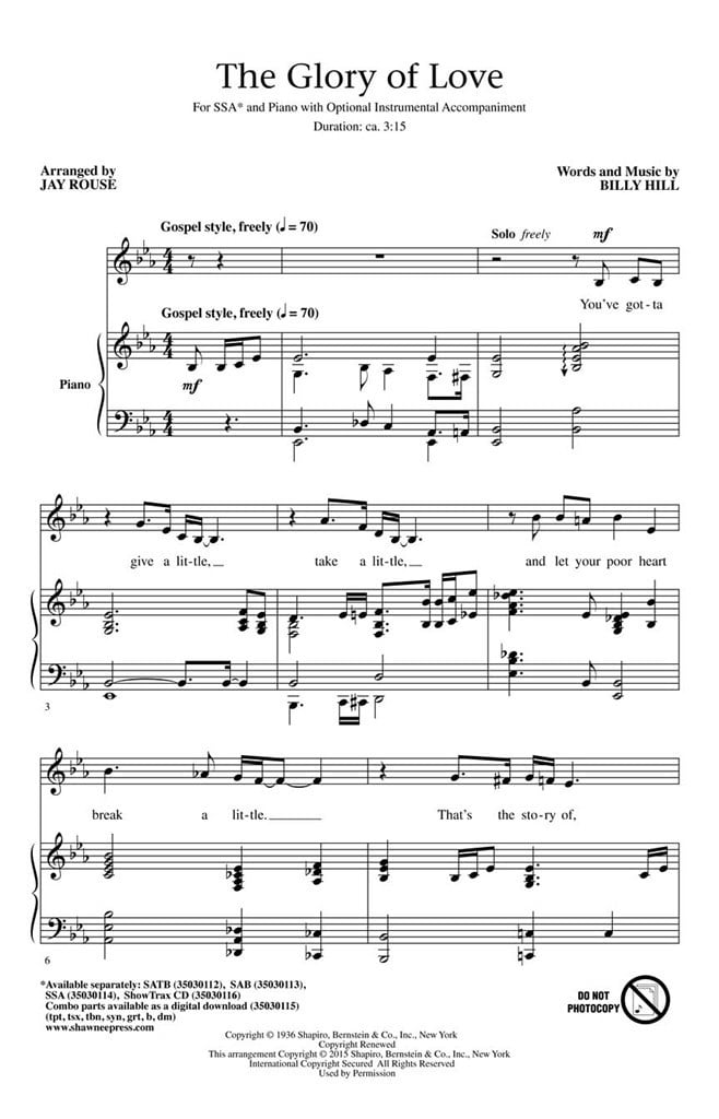 The Glory of Love