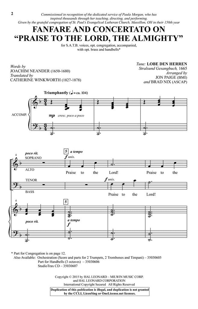 Fanfare and Concertato