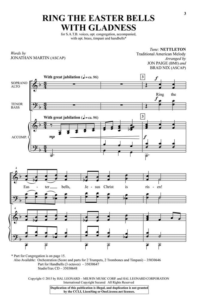 Ring the Easter Bells with Gladness