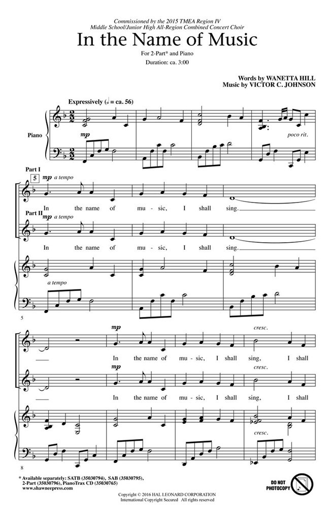 In the Name of Music