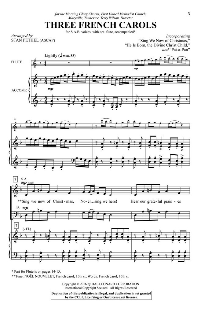 Three French Carols