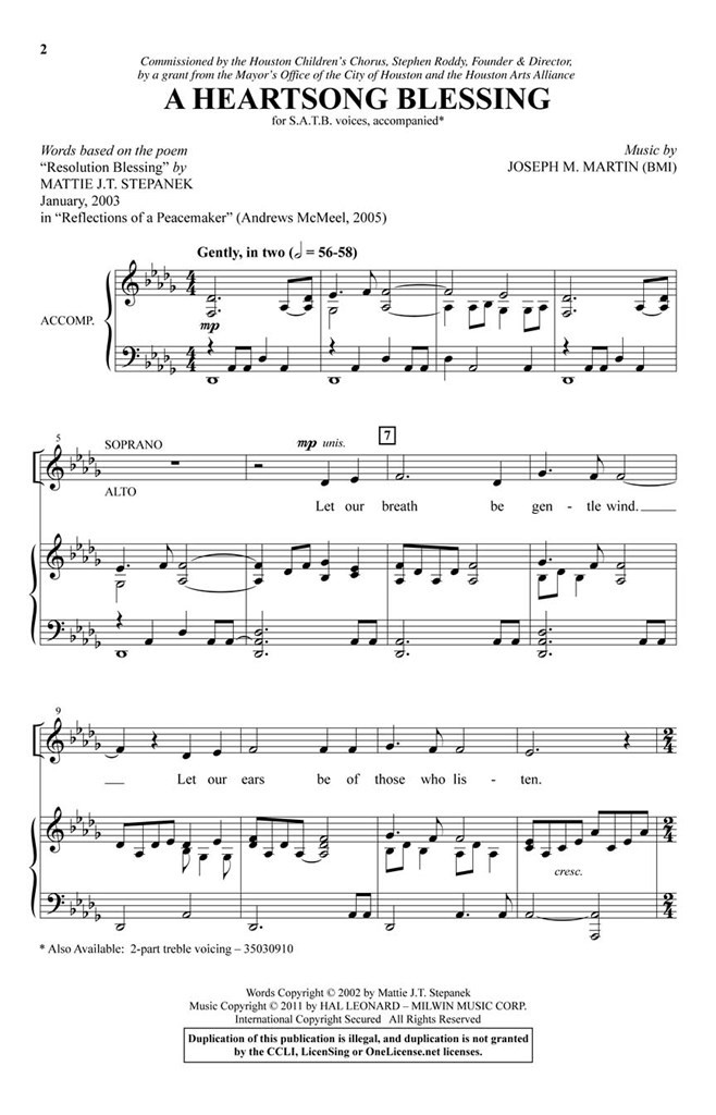 A Heartsong Blessing