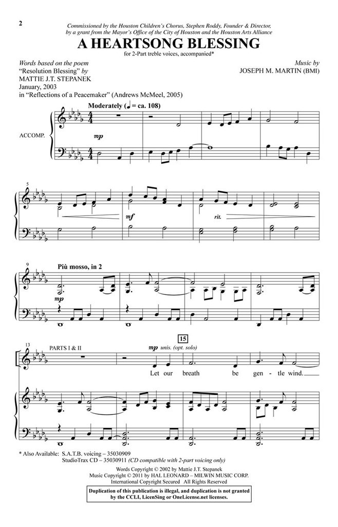 A Heartsong Blessing