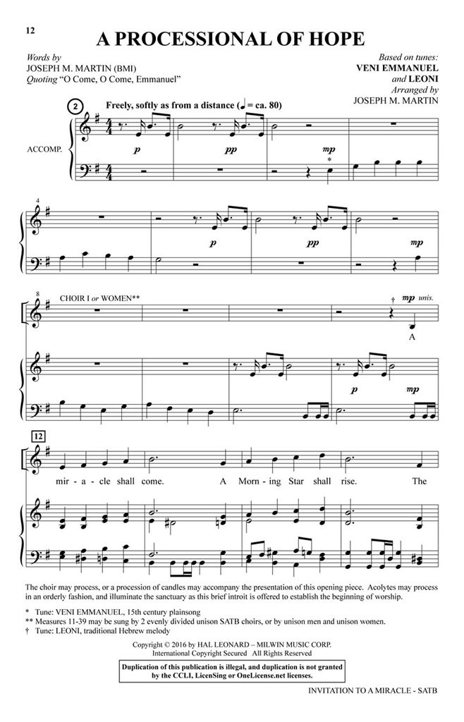 Invitation to a Miracle