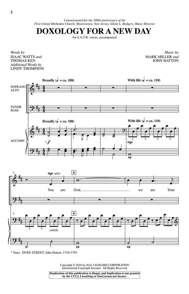 Doxology for a New Day