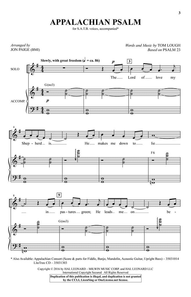 Appalachian Psalm
