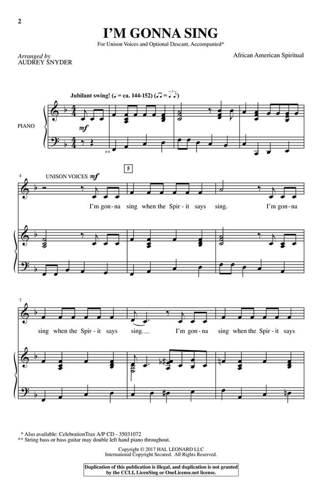 I'm Gonna Sing