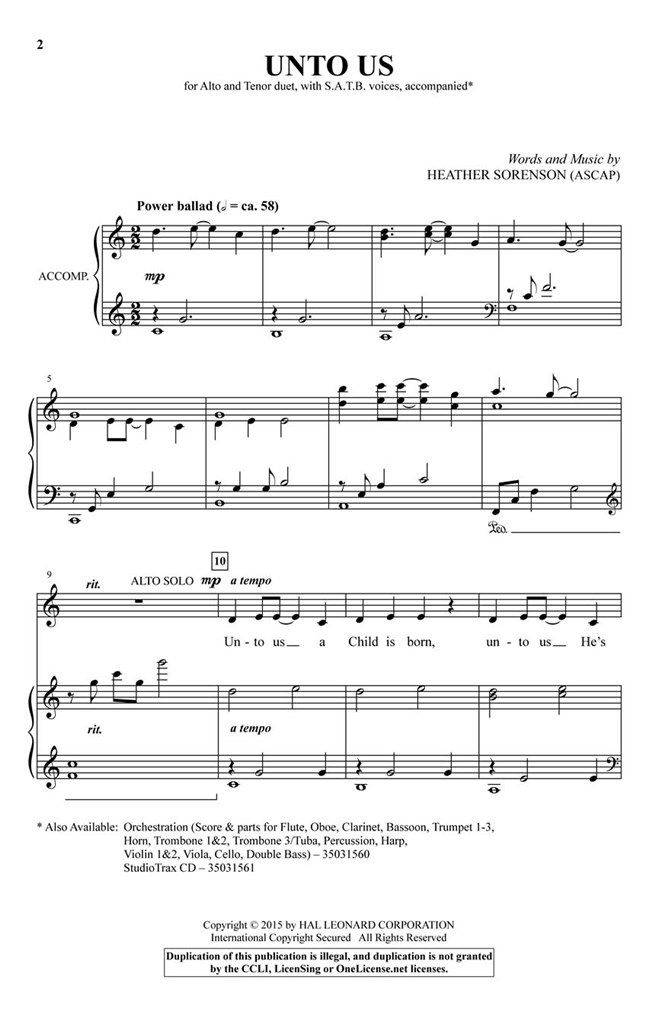 Unto Us