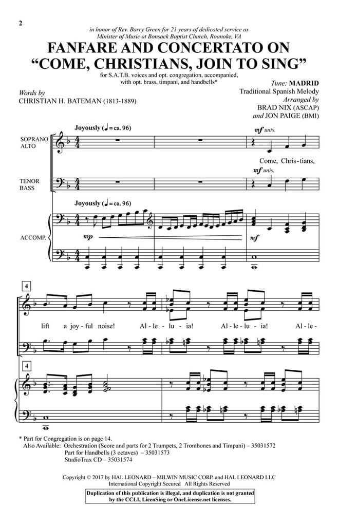 Fanfare And Concertato