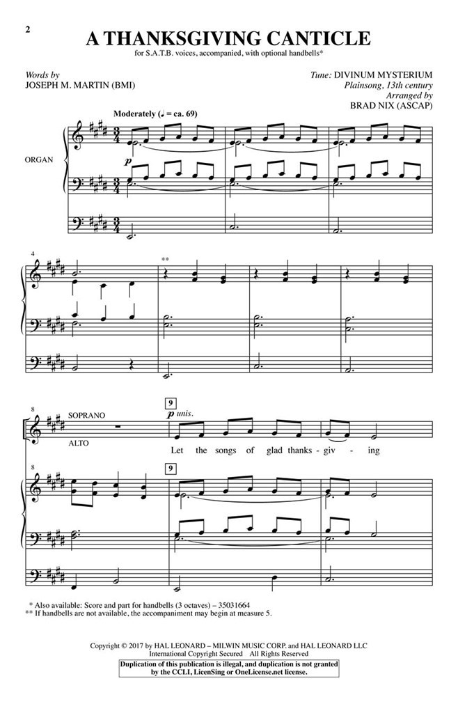 A Thanksgiving Canticle