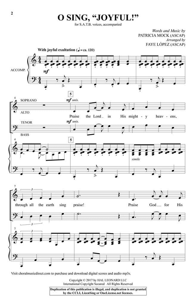 O Sing, Joyful!