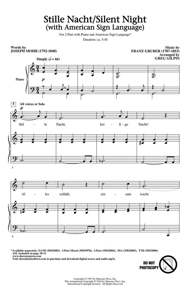 Stille Nacht/Silent Night