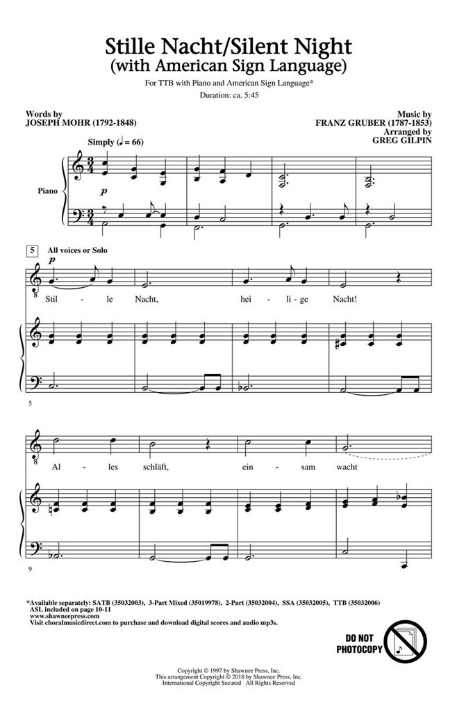 Stille Nacht/Silent Night
