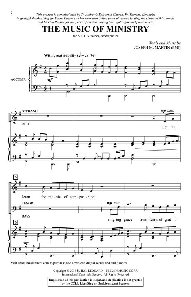 The Music of Ministry