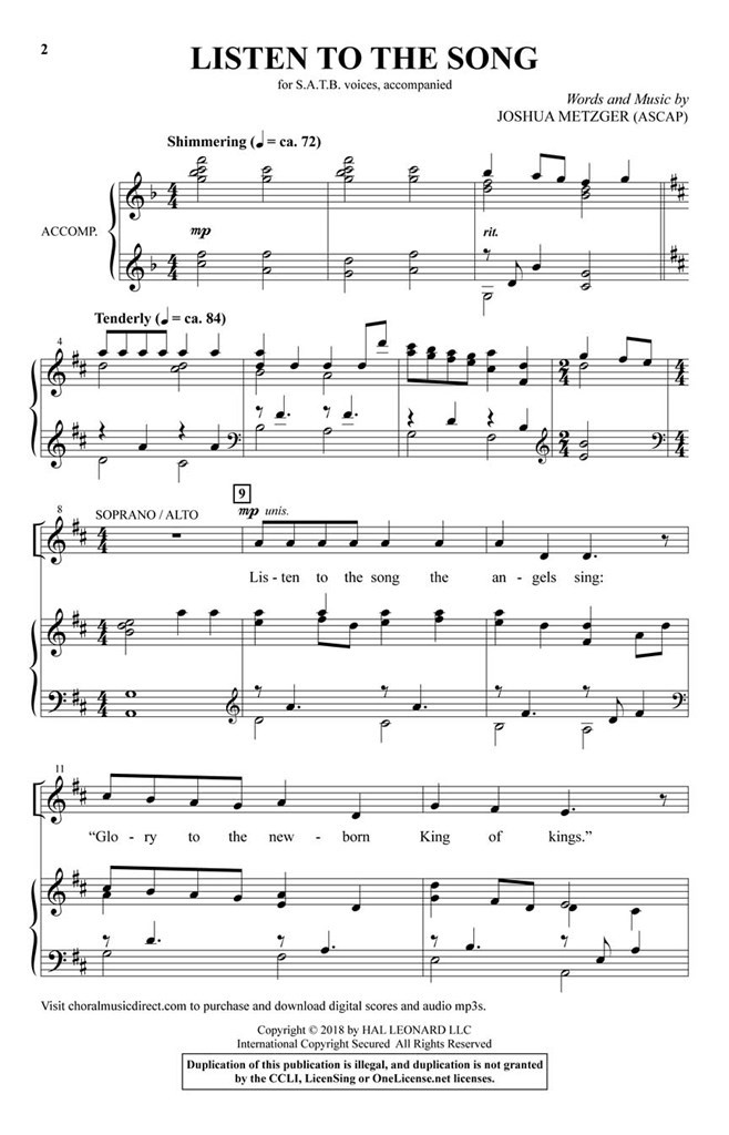 Listen to the Song