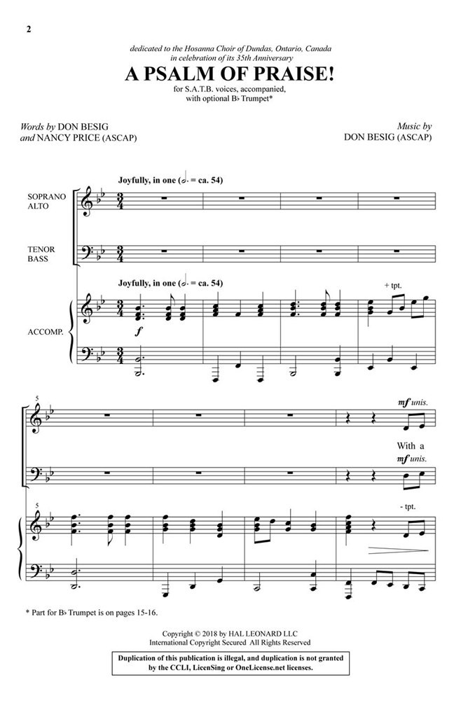 A Psalm of Praise!