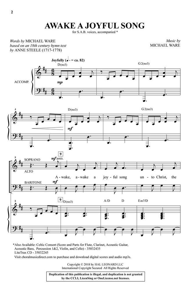 Awake a Joyful Song
