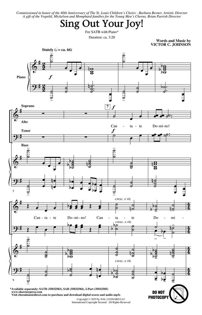 Sing Out Your Joy