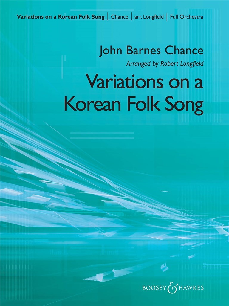 Variations on a Korean Folk Song (Symph. Score)