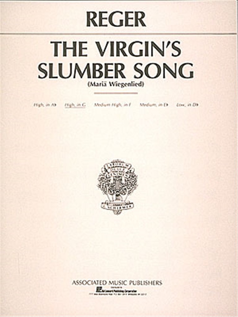 Virgin's Slumber Song - medium voice