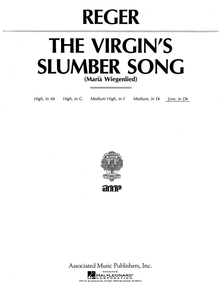 Virgin's Slumber Song