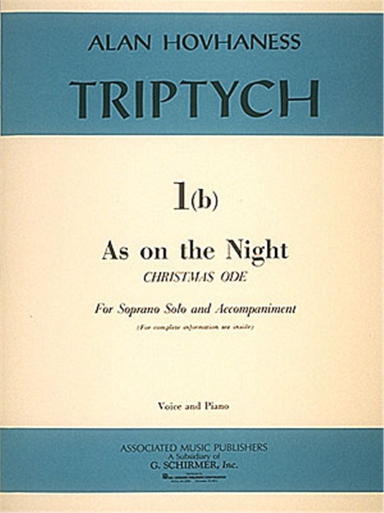 As on the Night (Christmas Ode)