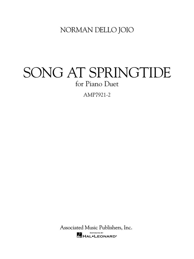 Song at Springtide