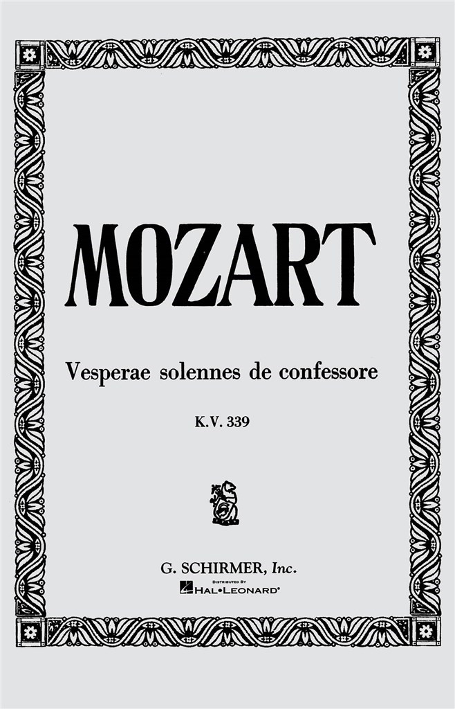 Vesperae Solennes de Confessore KV 339
