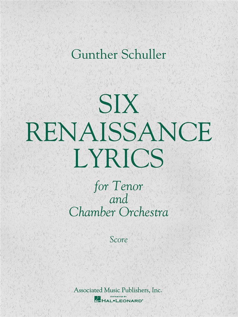 6 Renaissance Lyrics (1962)