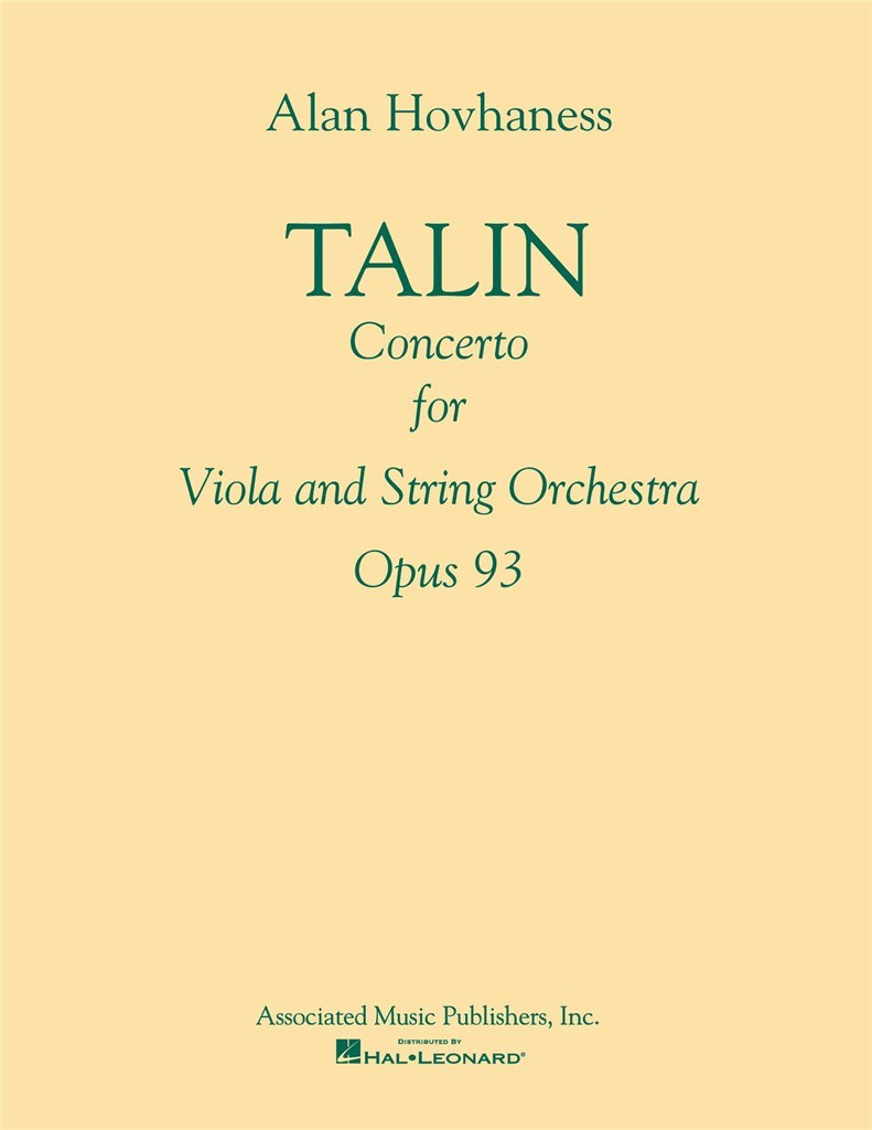 Talin Concerto, Op. 93