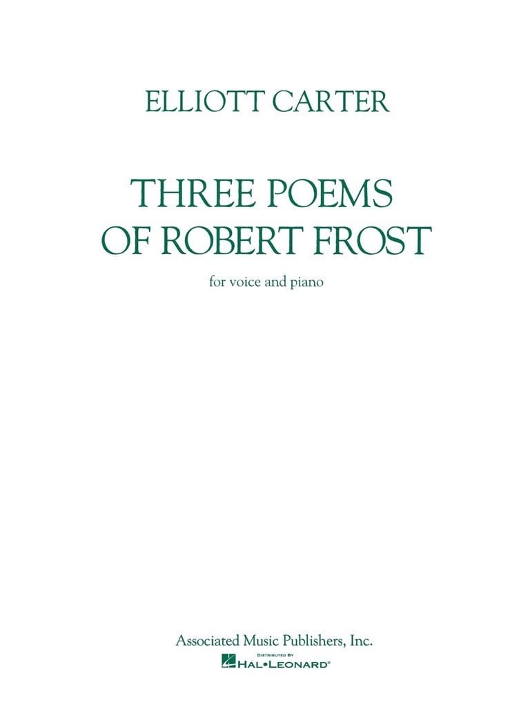 Three Poems of Robert Frost