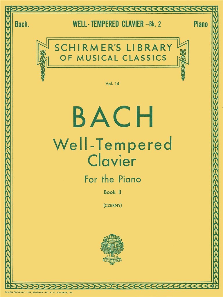 Well Tempered Clavier - Book 2