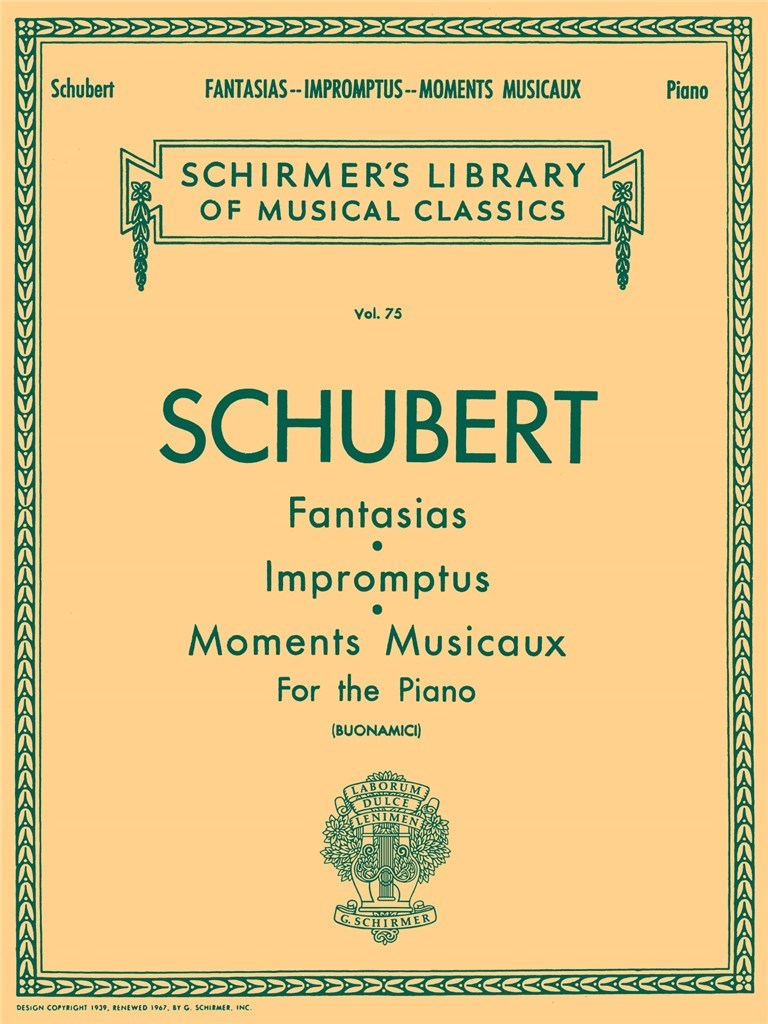 Fantasias, Impromptus, Moments
