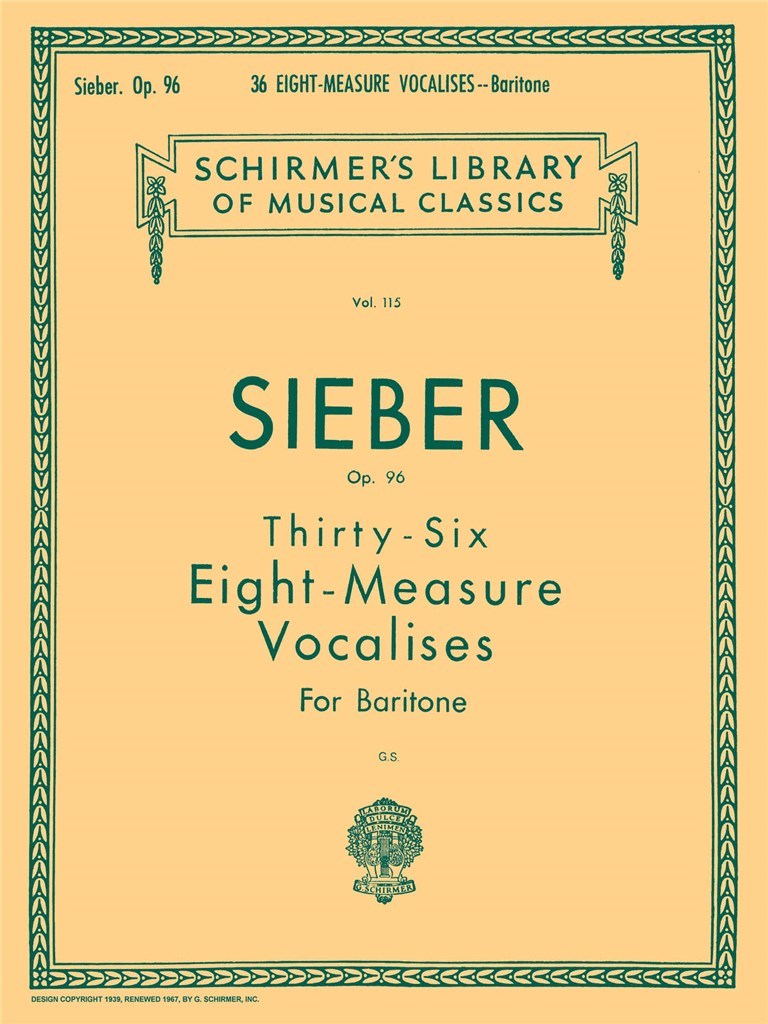 36 Eight-Measure Vocalises Op.96