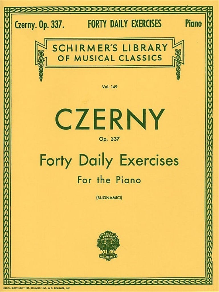 Czerny - 40 Daily Exercises, Op. 337