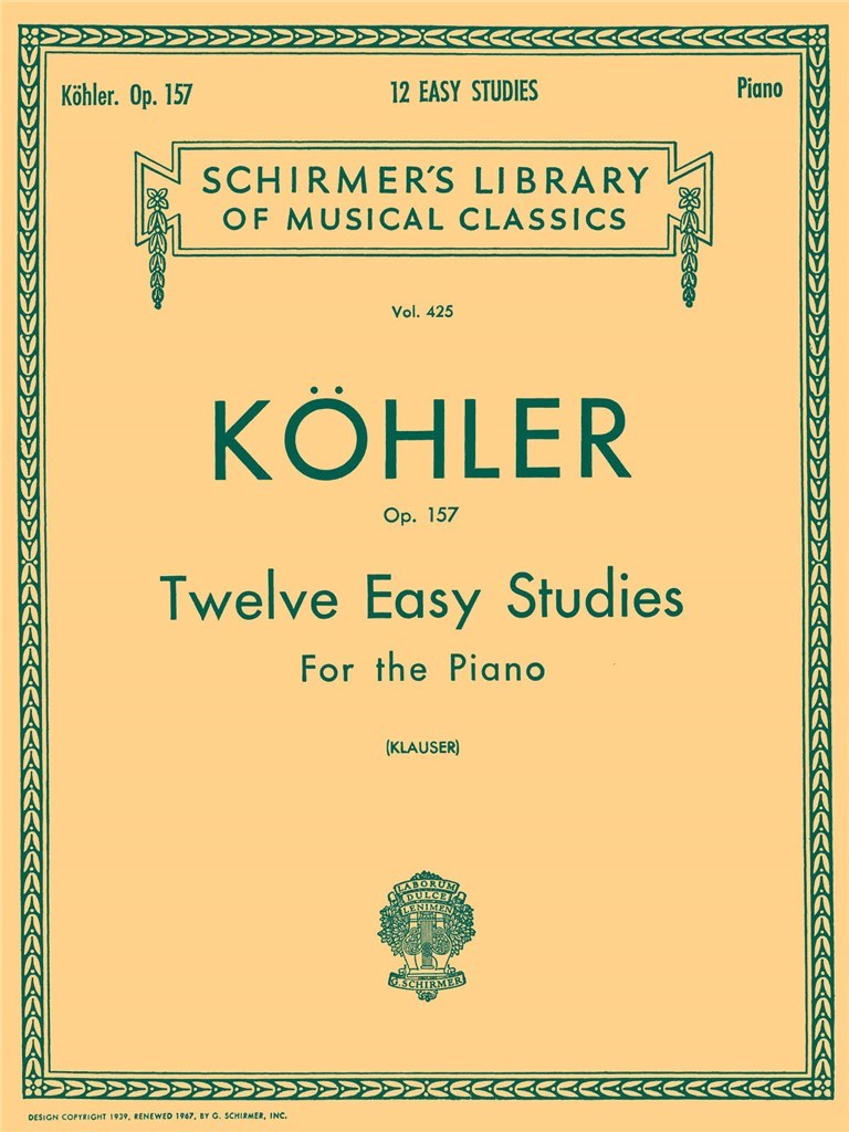 12 Easy Studies, Op. 157
