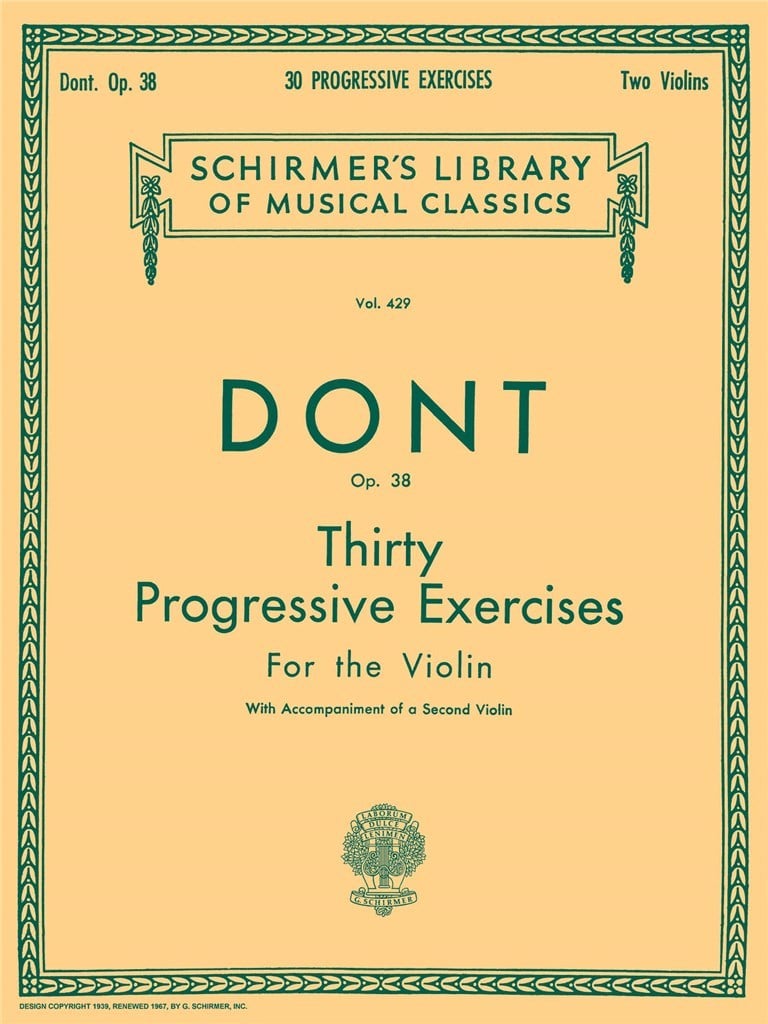 30 Progressive Exercises, Op. 38
