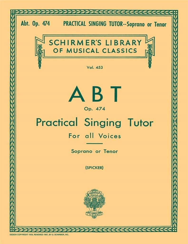 Practical Singing Tutor, Op. 474