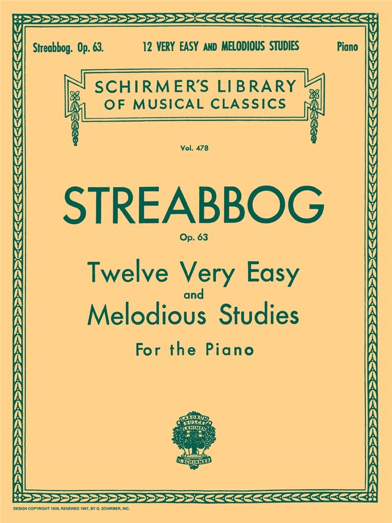 12 Very Easy and Melodious Studies, Op. 63